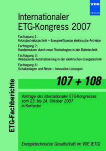 Internationaler ETG-Kongress 2007