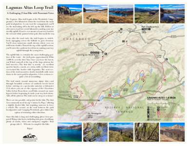 Lagunas Altas Loop Trail A Challenging 23-km Hike with Panoramic Views The Lagunas Altas trail begins at the Westwinds Campground, a few kilometers down the road from the main park headquarters. As you near the campgroun