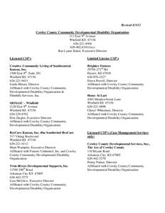 Cowley County Developmental Services, Inc