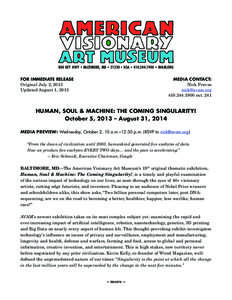 American Visionary Art Museum / Outsider art / Visionary art / Inner Harbor / Alex Grey / The Star-Spangled Banner / Technological singularity / Baltimore / Visual arts / Aesthetics / Maryland