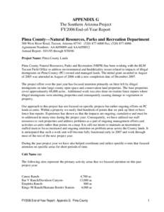 Microsoft Word - FY2006 Appendix G Pima County.doc