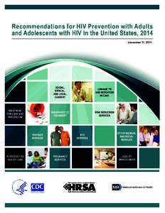 Recommendations for HIV prevention with adults and adolescents living with HIV in the United States, 2014