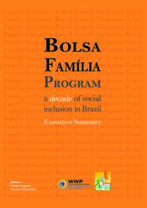 Folha de Rosto_Sumário Executivo - 10anosBolsaFamilia