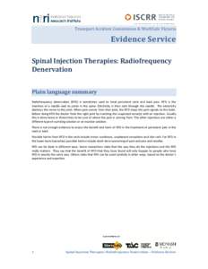 RFD update report Evidence Review