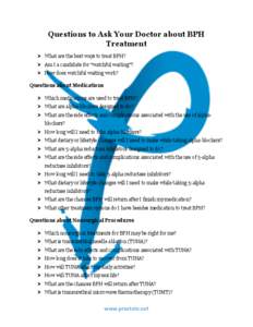 Prostatectomy / Prostate / Transurethral incision of the prostate / Transurethral needle ablation / 5-alpha-reductase inhibitor / Benign prostatic hyperplasia / Medicine / Transurethral microwave thermotherapy / Transurethral resection of the prostate