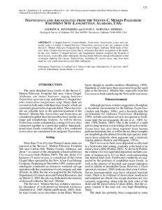 121 Buta, R. J., Rindsberg, A. K., and Kopaska-Merkel, D. C., eds., 2005, Pennsylvanian Footprints in the Black Warrior Basin of Alabama. Alabama Paleontological Society Monograph no. 1.