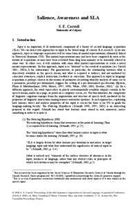 Prosody / Second-language acquisition / Tone / Prosodic unit / Focus / Theories of second-language acquisition / Speech perception / Pitch accent / Stress / Linguistics / Phonetics / Phonology