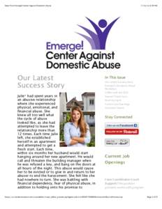 News from Emerge! Center Against Domestic Abuse[removed], 6:39 PM !!