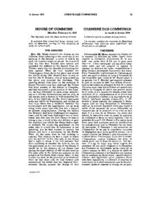 House of Commons Debates / Débats de la Chambre des communes - 1st Parliament, 3rd Session / 1re législature, 3e session[removed]