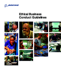 Ethical Business Conduct Guidelines W. James McNerney, Jr. Chairman of the Board President &
