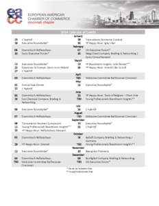 2014 Calendar of Events January[removed]February 07