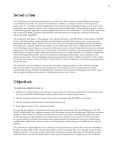 Filters / Environmental engineering / Alamogordo /  New Mexico / United States Bureau of Reclamation / Water treatment / New Mexico / Water supply / Water desalination / Desalination