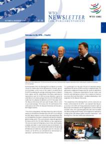 WTO October & November 2011 N° 18  NEWSLETTER