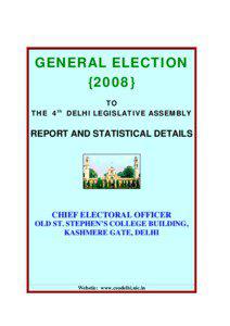 GENERAL ELECTION {2008} THE 4th