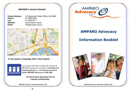 AMPARO‘s Contact Details Postal Address: Phone: Fax: Website: Email:
