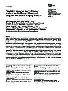 [removed]MSJ19110.1177/1352458512445944Absoud et al.Multiple Sclerosis Journal MULTIPLE SCLEROSIS MSJ