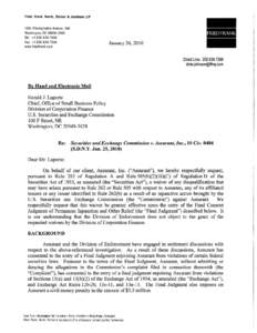 Division of Corporation Finance No-Action Letter; Assurant, Inc.