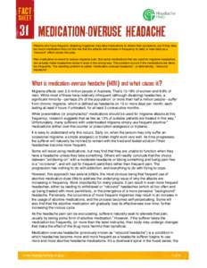 F31 Medication-overuse Headache