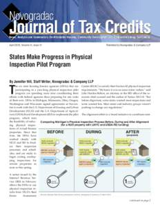 Low-Income Housing Tax Credit / Taxation in the United States / United States Department of Housing and Urban Development / Michigan State Housing Development Authority / Home inspection / Community Reinvestment Act / Politics of the United States / Economics / Politics / Affordable housing / Real estate / United States federal banking legislation