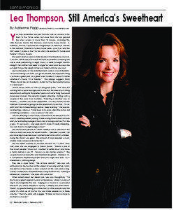 Lea Thompson, Still America's Sweetheart