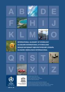 International Glossary of Hydrology; 2012