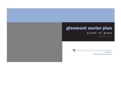 Glenmont Sector Plan Scope of Work