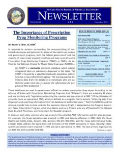 NEVADA STATE BOARD OF MEDICAL EXAMINERS  NEWSLETTER VOLUME 49