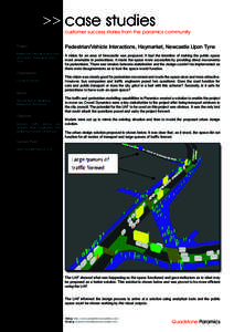 >> case studies  customer success stories from the paramics community Project Pedestrian/Vehicle Interactions,