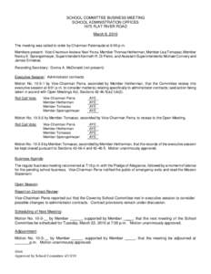 Commit / Government / Parliamentary procedure / Recorded vote / Adjournment