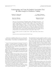 Journal of Personality and Social Psychology 2009, Vol. 97, No. 1, 17– 41 © 2009 American Psychological Association/$12.00 DOI: a0015575