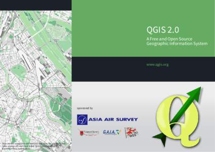 QGIS 2.0 A Free and Open Source Geographic Information System www.qgis.org