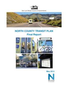 San Luis Obispo Council of Governments  NORTH COUNTY TRANSIT PLAN Draft Final Report NORTH COUNTY TRANSIT PLAN Final Report