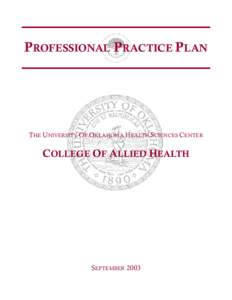 PROFESSIONAL PRACTICE PLAN (PPP)