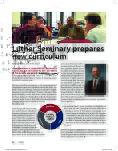 Luther Seminary prepares new curriculum By Craig Koester, Academic Dean Luther Seminary is committed to continually enhancing our education to meet the needs of the church and world. To this end, faculty and