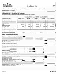 T3NS  Nova Scotia Tax T3 2010