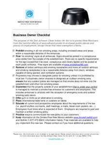 Microsoft Word - Business Owner Checklist.doc