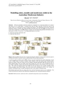 Modelling mites, moulds and yields in the Australian mushroom industry