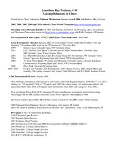 Correspondence chess / Outline of chess / United States Chess Federation / Jude Acers / Computer chess / Fast chess / Dallas Chess Club / Mark S. Dutton / Chess / Games / Sport in Iran