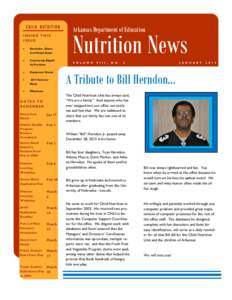 CHILD NUTRITION INSIDE THIS ISSUE   Reminder...Direct