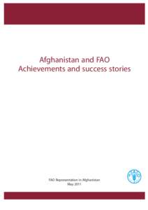 Afghanistan and FAO Achievements and success stories