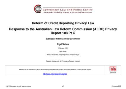 Finance / Personal finance / Credit card / Credit bureau / Identity theft / Credit history / Internet privacy / Fair and Accurate Credit Transactions Act / Privacy in Australian law / Credit / Ethics / Privacy