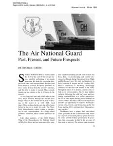 The Air National Guard: Past, Present, and Future Prospects