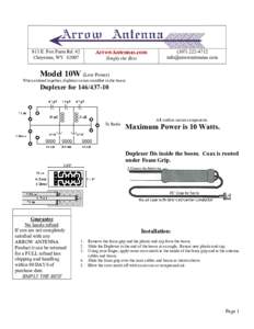 911 E. Fox Farm Rd. #2 Cheyenne, WYArrowAntennas.com Simply the Best