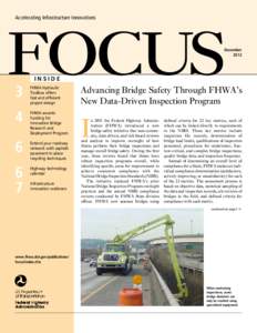 Accelerating Infrastructure Innovations  FOCUS December 2012