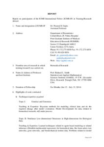 Microsoft Word - ICMR-06 Months-Report From IF