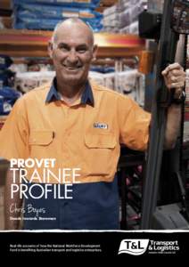 provet  Trainee Profile Chris Boyes