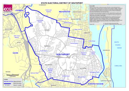 STATE STATE ELECTORAL ELECTORAL DISTRICT DISTRICT OF OF SOUTHPORT SOUTHPORT