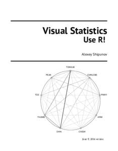 Visual Statistics Use R! Alexey Shipunov TONGUE ●