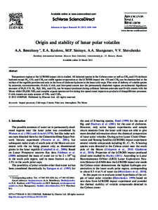 Lunar science / Exploration of the Moon / Unmanned spacecraft / LCROSS / Lunar water / Lunar south pole / Lunar Reconnaissance Orbiter / Lunar Prospector / Chandrayaan-1 / Spaceflight / Moon / Space