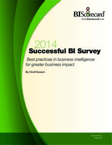 Microsoft Word - BIScorecard_SuccessfulBISurvey2014_editv1